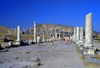 TURKEY, Pergamum, 'Sacred Way', site of the Asclepion, TUR546JPL