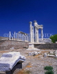 TURKEY, Pergamum, Temple of Trajan, Corinthian columns, TUR187JPL