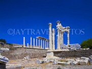 TURKEY, Pergamum, Temple of Trajan, Corinthian columns, TUR188JPLA