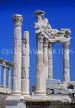 TURKEY, Pergamum, Temple of Trajan, Corinthian columns, TUR538JPL