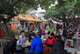 Taiwan, TAIPEI, Cisheng Temple, and food court in temple courtyard, TAW1363JPL