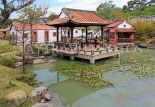 Taiwan, TAIPEI, Lin An Tai House & Museum, Zui Cha Pavilion and Moon Pond, TAW907JPL