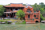 Taiwan, TAIPEI, Lin An Tai House & Museum, pavilions by Moon Pond, TAW916JPL