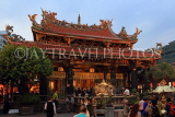 Taiwan, TAIPEI, Lungshan Temple, dusk view, TAW619JPL