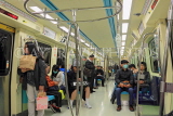 Taiwan, TAIPEI, MRT, train interior, TAW1262JPL