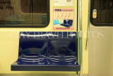 Taiwan, TAIPEI, MRT, train interior, priority seats, TAW545JPL