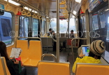 Taiwan, TAIPEI, MRT train interior, Wenhu Line (Brown Line), TAW949JPL