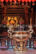 Taiwan, TAIPEI, Songshan Ciyou Temple, main hall, incense burner censer, TAW1019JPL