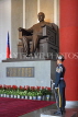 Taiwan, TAIPEI, Sun Yat-Sen Memorial Hall, Sun Yat-Sen statue and guard, TAW742JPL