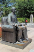 Taiwan, TAIPEI, Sun Yat-Sen Memorial Hall, Sun Yat-Sen statue in gardens,TAW737JPL
