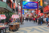 Taiwan, TAIPEI, Ximending Shopping District, street scene and mobile food stalls, TAW1299JPL