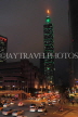 Taiwan, TAIPEI, Xinyi Road, Taipei 101 building, night view, TAW1279JPL