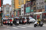 Taiwan, TAIPEI, street scene, traffic stopped at lights, TAW1316JPL