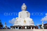 Thailand, PHUKET, Big Buddha, 45 metre high Jade Marble tile covered statue, THA3969JPL