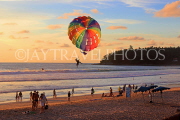 Thailand, PHUKET, Kata Beach, Parasailing, sunset, dusk, THA3776JPL