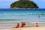 Thailand, PHUKET, Kata Beach, holidaymakers enjoying the sea, THA3707JPL