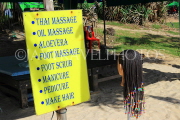 Thailand, PHUKET, Kata Beach, massage service on beach, list, THA3833JPL