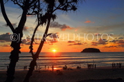 Thailand, PHUKET, Kata Beach, sunset, dusk, THA3743JPL