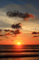 Thailand, PHUKET, Kata Beach, sunset, on horizon, THA3750JPL