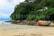 Thailand, PHUKET, Kata Beach, traditional fishing boats, THA3814JPL