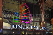 Thailand, PHUKET, Patong, Jungceylon Mall, sign lit at night, THA4188JPL