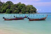 Thailand, PHUKET, Patong Beach, longtail boats for sea tours, THA4086JPL