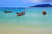 Thailand, PHUKET, Patong Beach, longtail boats for sea tours, THA4087JPL