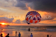 Thailand, PHUKET, Patong Beach, sunset, dusk, Parasailing, THA4074JPL