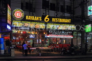 Thailand, PHUKET, Patong Beach area, restaurant front, night view, THA4167JPL