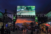 Thailand, PHUKET, Patong area, Bangla Road, street scene at night, THA4137JPL