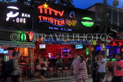 Thailand, PHUKET, Patong area, Bangla Road, street scene at night, THA4144JPL