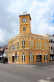 Thailand, PHUKET, Phuket Old Town, Sino-Portuguese architecture, clock tower, THA3907JPL