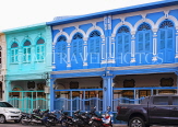 Thailand, PHUKET, Phuket Old Town, Sino-Portuguese architecture, shophouses, THA3870JPL