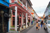Thailand, PHUKET, Phuket Old Town, Sino-Portuguese architecture, street scene, THA3898JPL