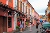Thailand, PHUKET, Phuket Old Town, Sino-Portuguese architecture, street scene, THA3900JPL