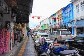 Thailand, PHUKET, Phuket Old Town, Sino-Portuguese architecture, street scene, THA3901JPL