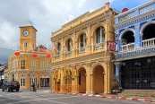 Thailand, PHUKET, Phuket Old Town, Sino-Portuguese architecture, street scene, THA3903JPL