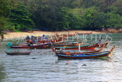 Thailand, PHUKET, Rawai, fishing village, beach and fishing boats, THA3986JPL