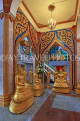 Thailand, PHUKET, Wat Chalong, Pagoda, shrine hall, Buddha statue, THA3931JPL