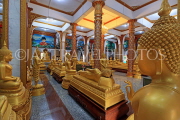 Thailand, PHUKET, Wat Chalong, Pagoda, shrine hall, Buddha statue, THA3936JPL