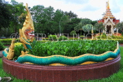 Thailand, PHUKET, Wat Chalong, temple site, Naga (serpent statue), THA3938JPL