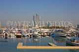 UAE, ABU DHABI, skyline and marina, UAE679JPL