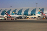 UAE, DUBAI, Dubai Airport, Emirates aircrafts at gates, UAE303JPL
