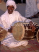 UAE, DUBAI, Dubai Heritage Village, cultural performance, drummer, UAE226JPL