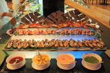 UAE, DUBAI, Dubai Mall, food court, seafood display, UAE528JPL