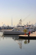 UAE, DUBAI, Festival City Centre, Festival Marina, and moored yachts, UAE541JPL