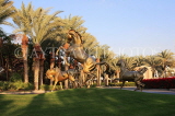 UAE, DUBAI, Madinat Jumeirah, Al Qasr Hotel, horse sculptures, UAE421JPL