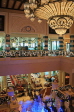 UAE, DUBAI, Madinat Jumeirah, Al Qasr Hotel, lobby and Christmas decorations, UAE419JPL