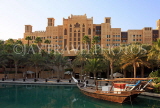 UAE, DUBAI, Madinat Jumeirah, Mina A'Salam Hotel, and dhow, UAE474JPL