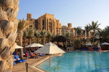 UAE, DUBAI, Madinat Jumeirah, Mina A'Salam Hotel, and pool, UAE476JPL